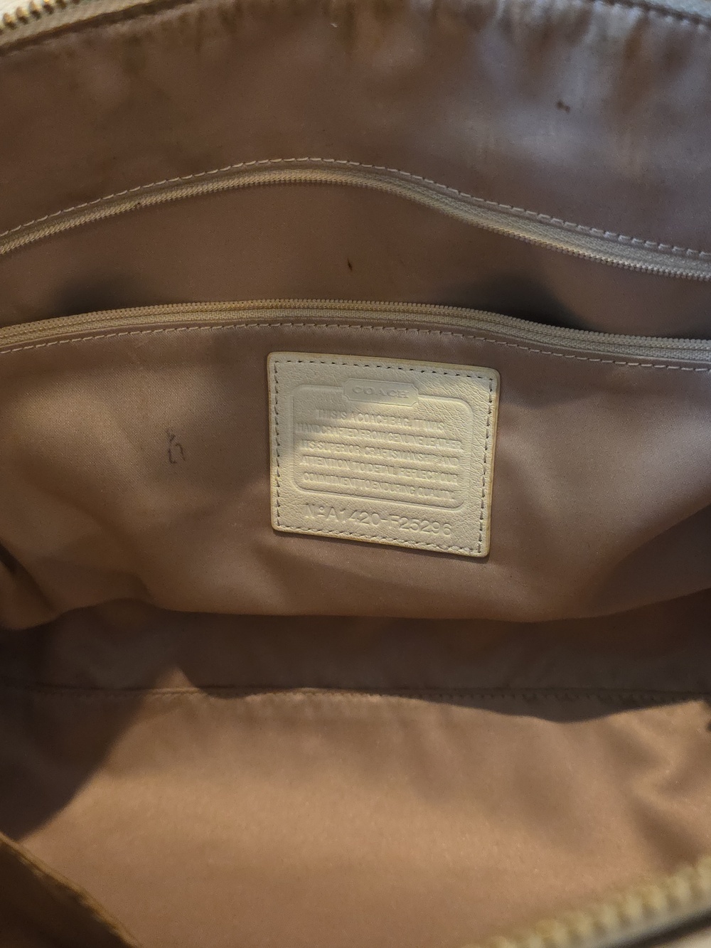 Coach Taylor Leather 2 Way Shoulder Bag - Picture 7 of 8